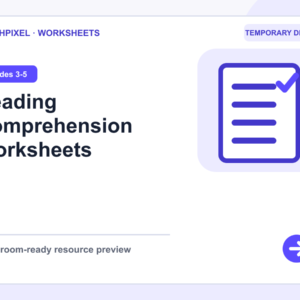 Reading Comprehension Worksheets teaching resource preview
