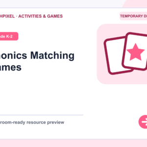 Phonics Matching Games teaching resource preview