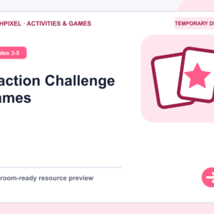Fraction Challenge Games teaching resource preview