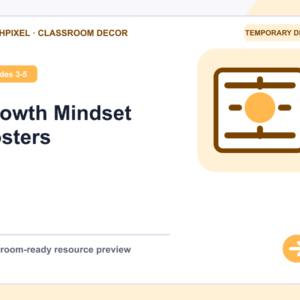 Growth Mindset Posters teaching resource preview