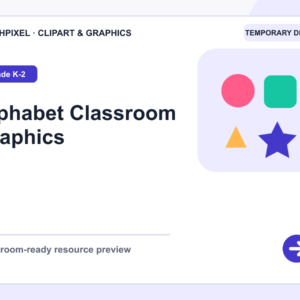 Alphabet Classroom Graphics teaching resource preview