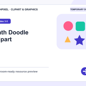 Math Doodle Clipart teaching resource preview