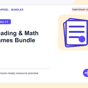 Reading & Math Games Bundle teaching resource preview